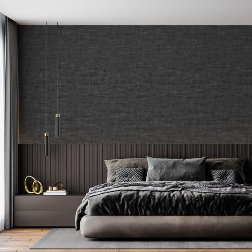 Grey Concrete Peel and Stick Wallpaper 15.7"×480" - color: Gray, size: 15.7" x 480"