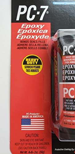 Protective Coating PC-7 Series 027776 Epoxy Adhesive, Gray, Paste, 2 oz