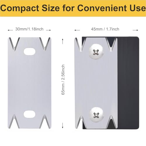 Edge Banding Trimmer & Cutter, Stainless Steel Blade Veneer Trimmer, Edge Corner Planer, Hand Planer Edge Bander + Sand Paper for Woodworking (Black+Black + 1pc Blade) - size: Black+Black + 1pc Blade