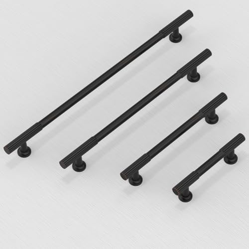 10 Pack Oil Rubbed Bronze Cabinet Pulls 3 Inch(76mm) Kitchen Cabinet Handles Cabinet Hardware for Drawer Pulls - color: Oil Rubbed Bronze, size: 3" Hole Center