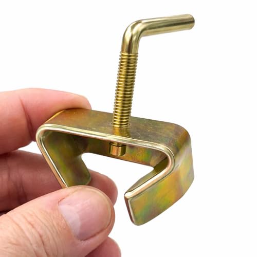 Bed Rail Clamps for Metal Bed Frames, Heavy Duty, 2 Pack Tech Team