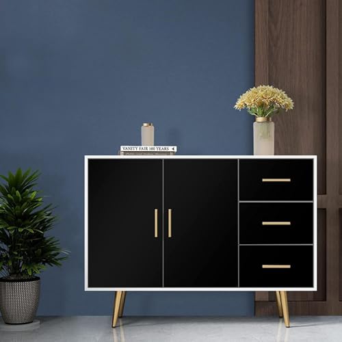 practicalWs 15.7" x393.7" Black Wallpaper Self Adhesive and Removable - color: Black, size: 15.7" x 393.7"