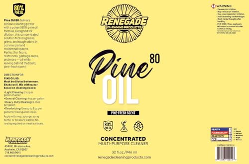 Renegade Pine Oil 80 Concentrated Floor & Surface Cleaner