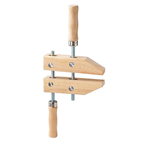 6'' Handscrew Wood Clamps For Woodworking – Offset Vise Jaws with Precision Hold – Solid Steel Screw Clamp Frame – Ergonomic Hand Clamps For DIY, Joinery & Cabinet Projects