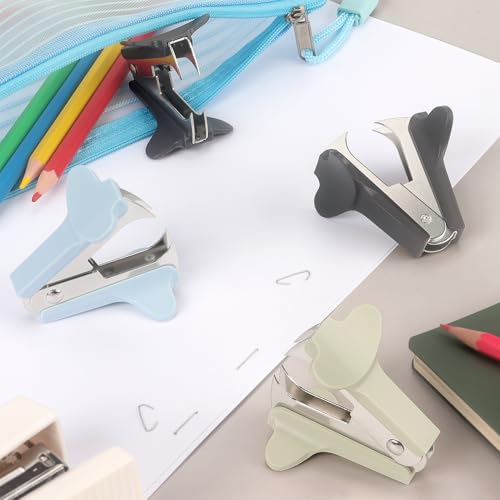 ZZTX 3 Pack Staple Remover (Blue, Green, Dark Gray) - color: Blue, Green, Dark Gray
