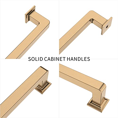 FILTA Cabinet Handles 3.75 Inch 10 Pack Cabinet Pulls for Kitchen Champagne Bronze Metal Drawer Pulls Modern Cabient Hardware Cupboard Handles - color: Champagne Bronze, size: 3.75 inch Hole Center, style: 10-Pack