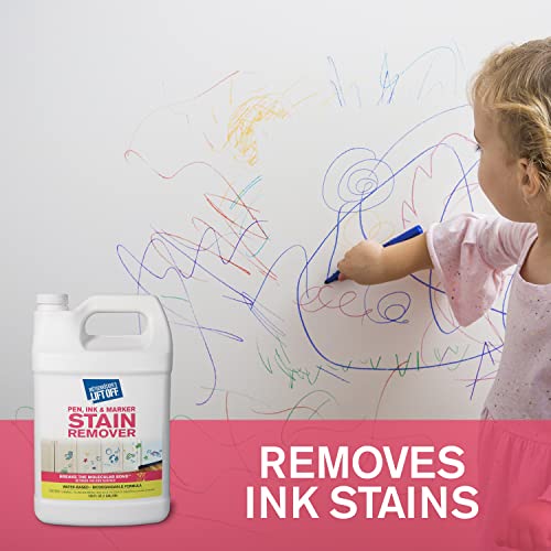 Lift Off Pen, Ink & Marker Stain Remover, 1 Gallon, 41001 (Pack of 4) - size: 128 Fl Oz (Pack of 4)