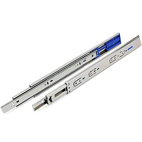 6 Pairs of 18 Inch Soft Close Full Extension Drawer Slides - size: 18 Inch