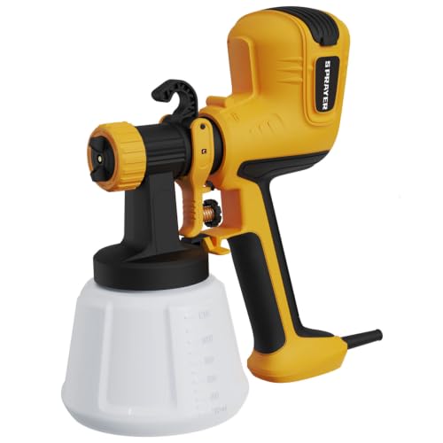 Paint Sprayer, HVLP Spray Gun with Cleaning & Blowing Joint