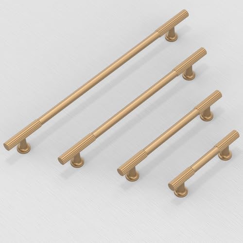 10 Pack Champagne Bronze Cabinet Pulls 3.75 Inch(96mm) Kitchen Cabinet Handles Cabinet Hardware for Drawer Pulls - color: Champagne Bronze, size: 3.75" Hole Center