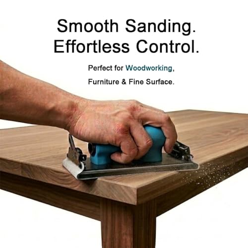 Sanding Block&60 Sheets Sandpaper,Hook and Loop & Clip-On 2-in-1