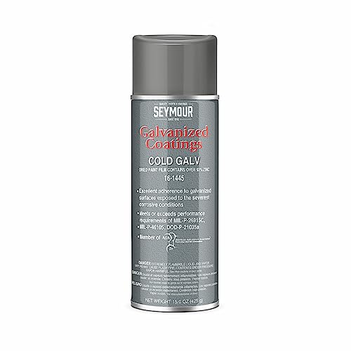 Seymour 16-1445 Galvanized Coatings Spray Paint, Cold Galvanized Primer 15 Ounce (Pack of 1) - color: Cold Galvanized Primer