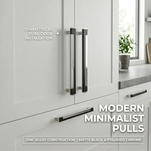 10 Pack Black Silver Square Cabinet Knobs, Single Hole - color: Black Silver, size: Square