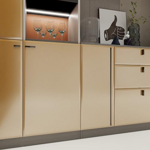 Metallic Dark Gold Peel and Stick Wallpaper Contact Paper for Countertops - color: Dark Gold, size: 15.7" x 196"