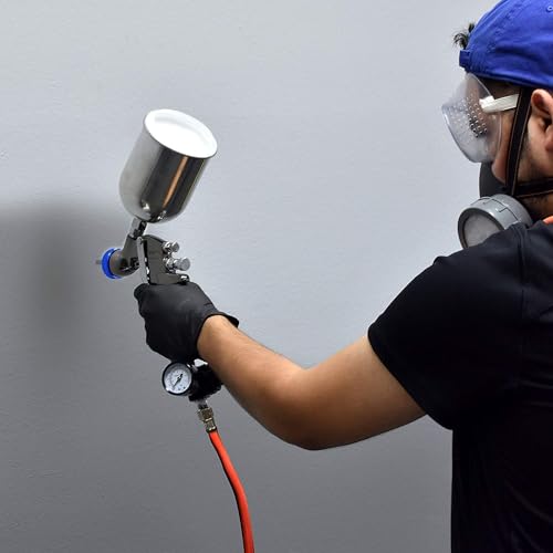 NEIKO 31213A Air Spray Paint Gun, HVLP with Gravity Feed, 1.3 MM Nozzle, 600 CC Capacity, Spray Gun Paint Sprayer for Walls, Automotive, Home Improvement - style: 1.3mm nozzle