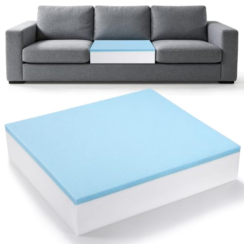 Couch Cushion Replacement, Dual-Layer Foam Cushions for Chairs, 26x24x6in - color: 1pcs - 6"x24"x26" - Dual-layer