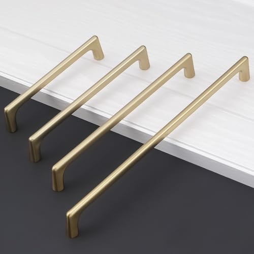 10 Pack 7.5 inch Champagne Bronze Kitchen Cabinet Handles - color: Champagne Bronze, size: 7-1/2 inch Hole Center