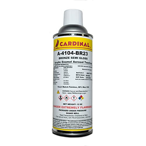 A - 4104 BR23 BRONZE SEMI GLOSS POWDER COAT SPRAY PAINT - color: BR23 Semi Gloss