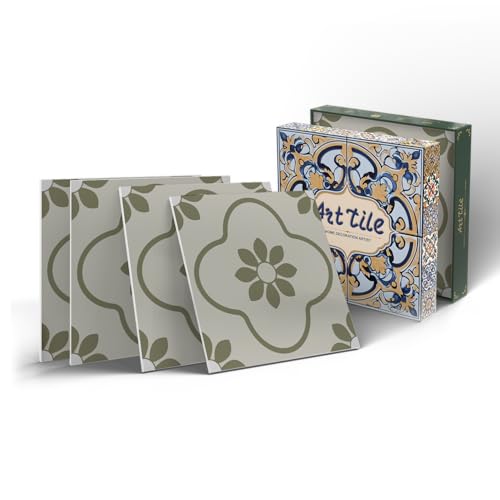 VICCI 12Pcs Peel and Stick Tile Sticker, 5.9x5.9 inch - color: Art-232, size: 5.9x5.9IN*12PCS