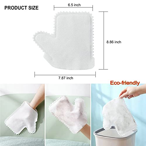 Home Disinfection Dust Removal Gloves Microfiber Dust Remove Glove Non-woven Fish Scale