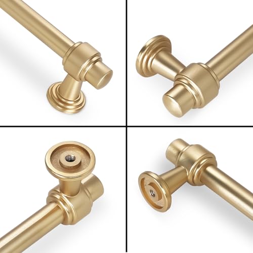 Champagne Bronze Kitchen Cabinet Pulls 3-3/4 Inch 10 Pack - color: Champagne Bronze, size: 3-3/4' Hole Center(96mm)