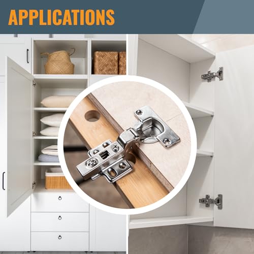 POWERTEC Cabinet Hinge Jig w/ 35mm Forstner Bit, Concealed Hinge Jig for Cabinet Door Mounting & Cabinet Hardware Installation, Woodworking Tools for Cabinet Hinges Installation (71847V) - style: Concealed Hinge Jig w/35mm Forstner Bit