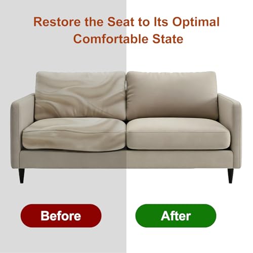 High Density Upholstery Foam 6" X 24" X 24", 3PCS Couch Cushion Replacement - size: 6" X 24" X 24"