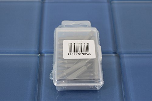 TEMO 25p 1/8" Flat Slotted 2" Long Screwdriver Insert Bit, Impact S2 Steel - size: 25p Slot 1/8" 50mmL(2"L)