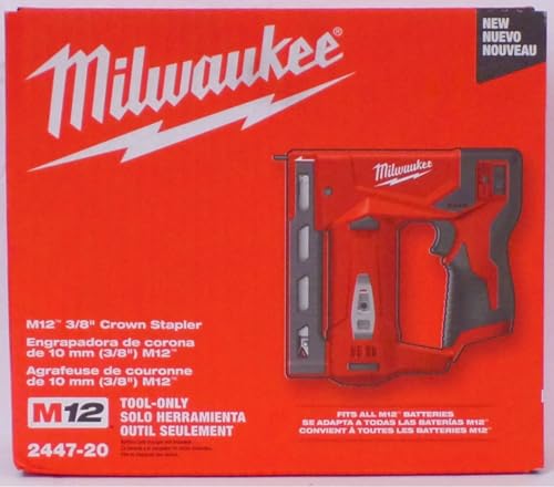 Milwaukee 2447-20 M12 3/8†Crown Stapler