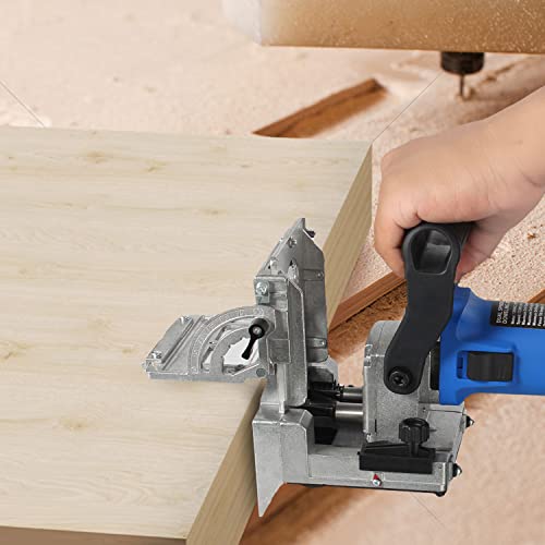 DJ710 Dual Spindle Dowel Jointer,Wood Dowels Joiner,with two 8mm and 6mm bits,Wooden Dowel Pins 80pcs,Biscuit Joiner