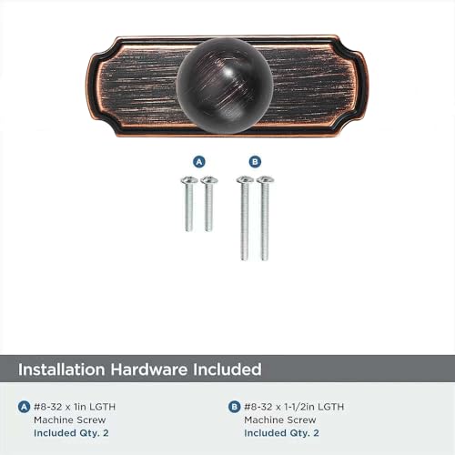 khtumeware 10-Pack Heavy Duty Solid Backplate for Cabinet Knobs Oil Rubbed Bronze Drawer Knobs with Backplate Suitable for Dresser and Kitchen Cabinet Hardware. - color: Oil Rubbed Bronze