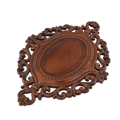 Antrader 2Pcs Vintage Wooden Carved Onlay Appliques,11"×7.87"(Style 20) - style: Style 20, Large Size