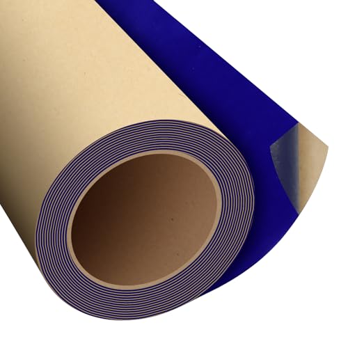 Biaungdo Self Adhesive Felt Sheets, Dark Blue Felt Sheet 17.7 x 117 Inch - color: Blue, size: 17.7 x 117 Inch