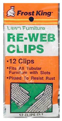 Frost King Chair Re-Webbing Clips