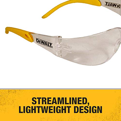 DEWALT DPG54-9C Safety Glasses ANSI Z87.1+ Impact Rated Indoor Outdoor Lens - size: One Size