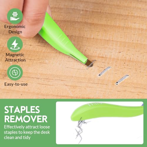 THINKWORK Light Duty Staple Gun - Upholstery Staple Gun for Wood - color: Green
