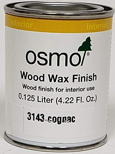 Osmo Wood Wax Finish Transparent, 3143 Cognac - .125 Liter - color: Cognac, size: .125 Liter
