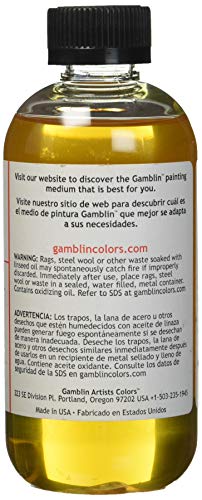 Gamblin Stand Linseed Oil 8 Oz (G08008)