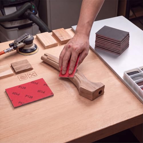 30 Pcs 120 Grit Sanding Sponge, Ultra Fine Sanding Sponges Pads, Soft Foam Shine Block Wet Dry Polish Pads, Ultra Fine Grit Sandpaper for Model Drywall Metal Wood Furniture Polishing - style: 120 Grit