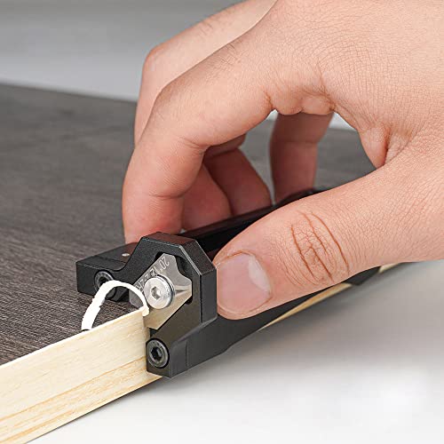 Chamfer Plane Edge Plane Edge Banding Trimmer Veneer Edge Trimmer Edge Chamfer Burr Scraper for Woodworking (R1)