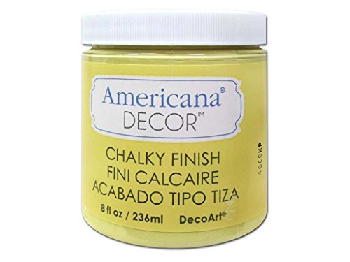 Deco Art ADC-11 Americana Chalky Finish Paint, 8-Ounce, Delicate,White - size: 8 Fl Oz (Pack of 1)
