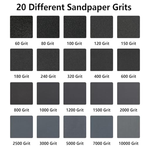 30PCS 320 Grit Sandpaper, 9 x 3.6 Inch Wet Dry Coarse Sand Paper for Wood Furniture Finishing Drywall Metal Sanding Paper, Automotive Sandpaper Sheets - size: 93x230mm, style: 320Grit