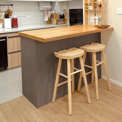 Grasscloth Peel and Stick Wallpaper 15.7" X 120" Self-Adhesive Textured Contact Paper Brown Faux Grasscloth Removable Wallpaper for Cabinets Counter Top Liners - color: Brown, size: 15.7" x 120"