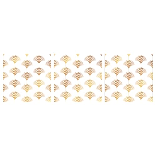 Gold Foil Rub on Transfer for Furniture DTF Transfers for Wood Drawer Decor, Ginkgo - style: Ginkgo