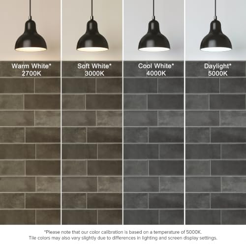 Thicker Design Peel and Stick Wall Tile,Self Adhesive Backsplash Tiles for Kitchen & Bathroom (10 Sheets, Grey) - color: Gray