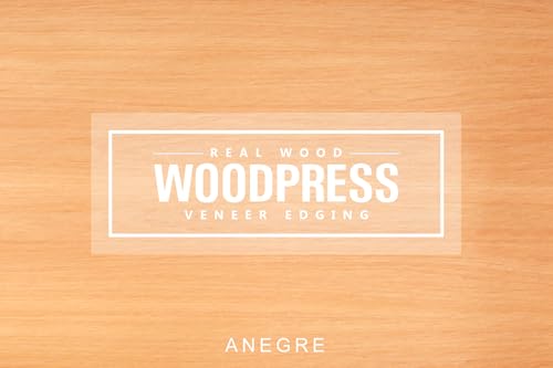 7/8 inch African Maple (Anegre) Wood Pre-Glued Veneer Edging Tape – 250 ft Trade Roll – Iron-On Wood Application