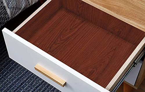 CiCiwind Contact Paper Wood Grain Wallpaper Red Brown Wall Paper Peel and Stick Removable Self Adhesive Thicken Textured Decoral Cabinets Drawer Countertop Waterproof Easy to Clean 78.7”x17.7” - size: 17.7" x 78.7"