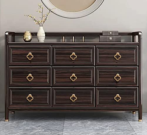 Gold Cabinet Knobs, Zinc Alloy Cupboard Drawer Knobs With Screws for Dresser (8)