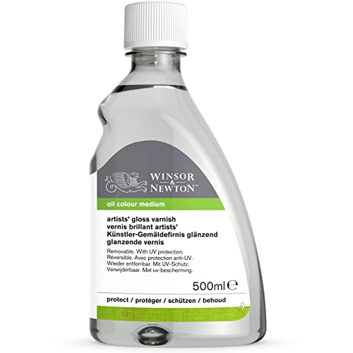 Winsor & Newton Professional Artists' Gloss Varnish, 500ml Bottle - color: Gloss Varnish, style: 16.9-oz Bottle