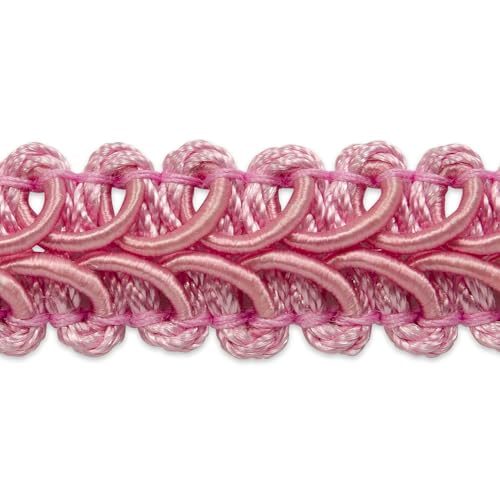 Gimp/Woven Braid Trim by The Yard (Pink) - color: Pink